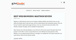 Desktop Screenshot of getcloudlet.com
